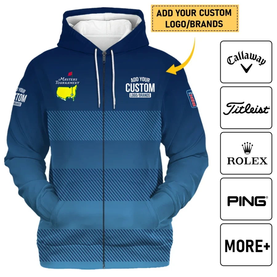 Personalized Logo,Brands Masters Tournament Golf Zipper Hoodie Shirt All Over Prints HOMT210125A05ZHD