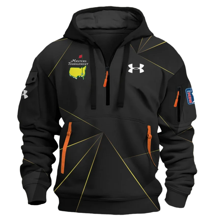 Under Armour Masters Tournament Exclusive Logo Hoodie Half Zipper Shirt All Over Prints Gift For Fans HOMT260225A03UAHDF-Black