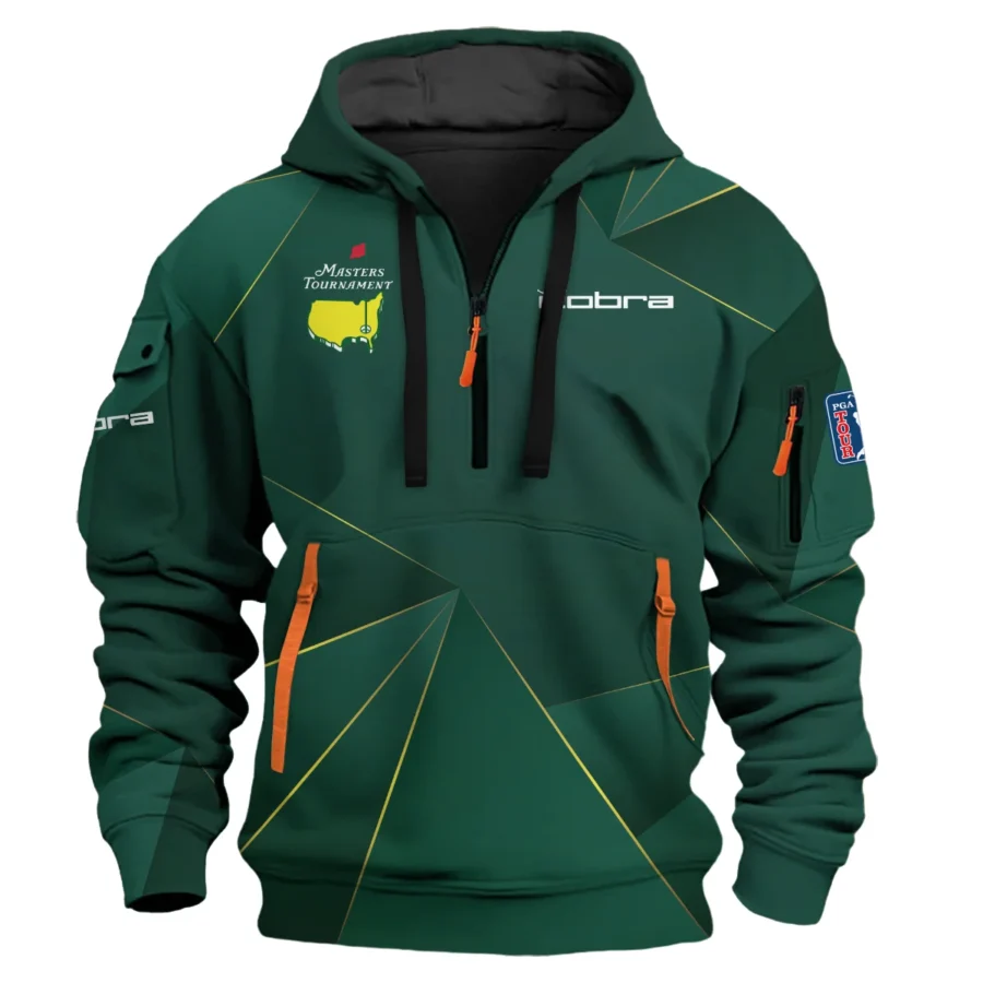 Cobra Golf Masters Tournament Exclusive Logo Hoodie Half Zipper Shirt All Over Prints Gift For Fans HOMT260225A03CBHDF-Dark Cyan