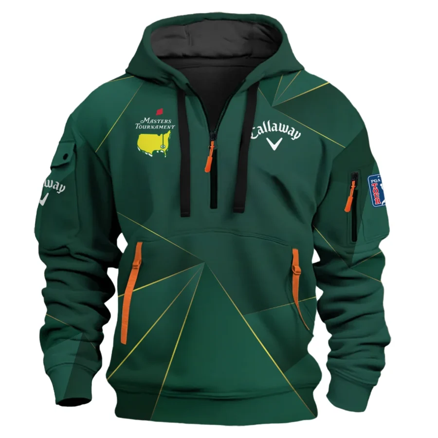 Callaway Masters Tournament Exclusive Logo Hoodie Half Zipper Shirt All Over Prints Gift For Fans HOMT260225A03CLWHDF-Dark Cyan