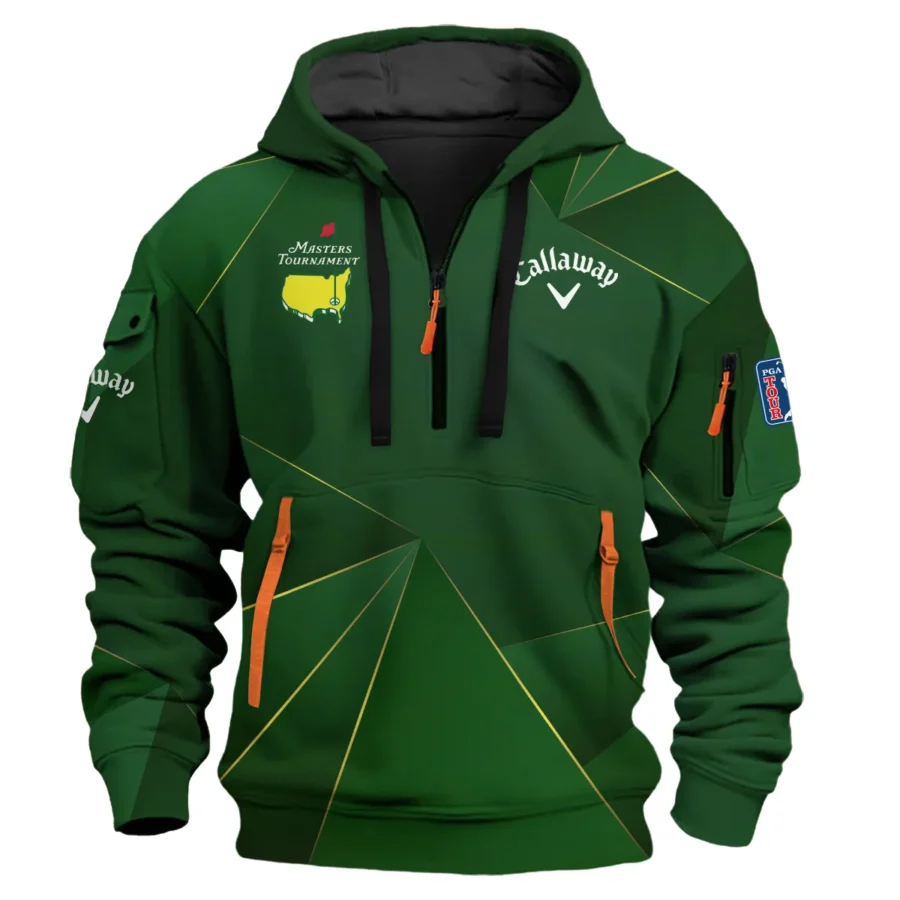 Callaway Masters Tournament Exclusive Logo Hoodie Half Zipper Shirt All Over Prints Gift For Fans HOMT260225A03CLWHDF-Green