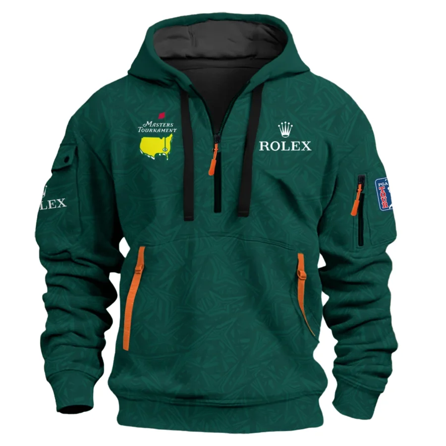Special Release Rolex Masters Tournament Golf Hoodie Half Zip All Over Prints HOMT01032401ROXHDF