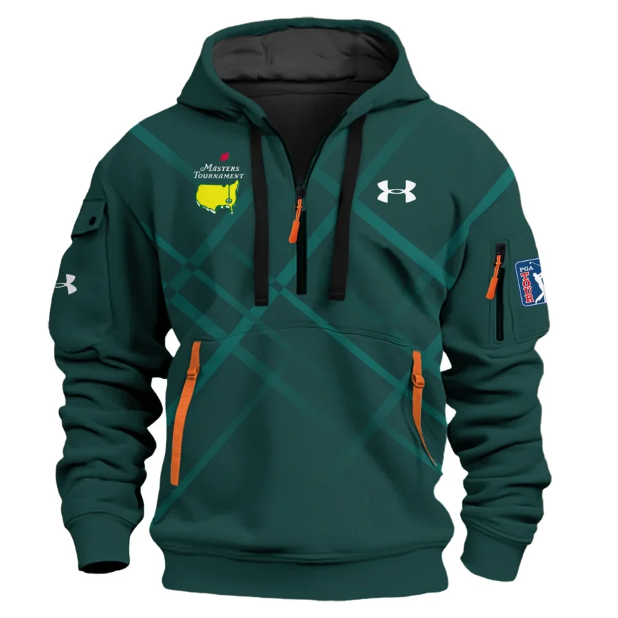 Special Release Under Armour Masters Tournament Golf Hoodie Half Zip All Over Prints HOMT020725T1UAHDF