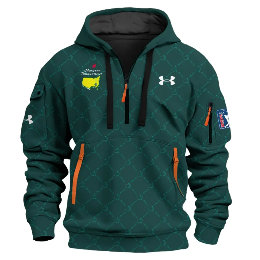 Special Release Under Armour Masters Tournament Golf Hoodie Half Zip All Over Prints HOMT020725T2UAHDF
