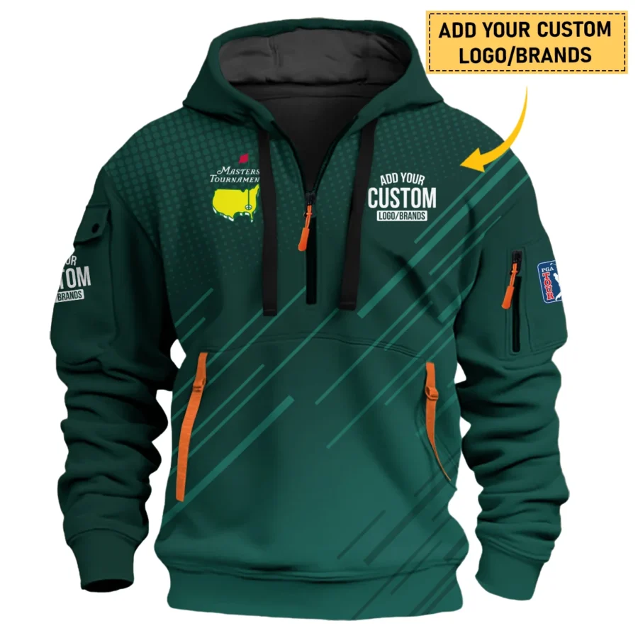 Personalized Logo,Brands Masters Tournament Golf Hoodie Half Zip All Over Prints HOMT030125A05HDF