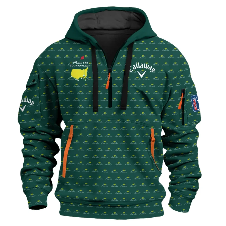 Special Release Callaway Masters Tournament Golf Hoodie Half Zip All Over Prints HOMT070225A01CLWHDF