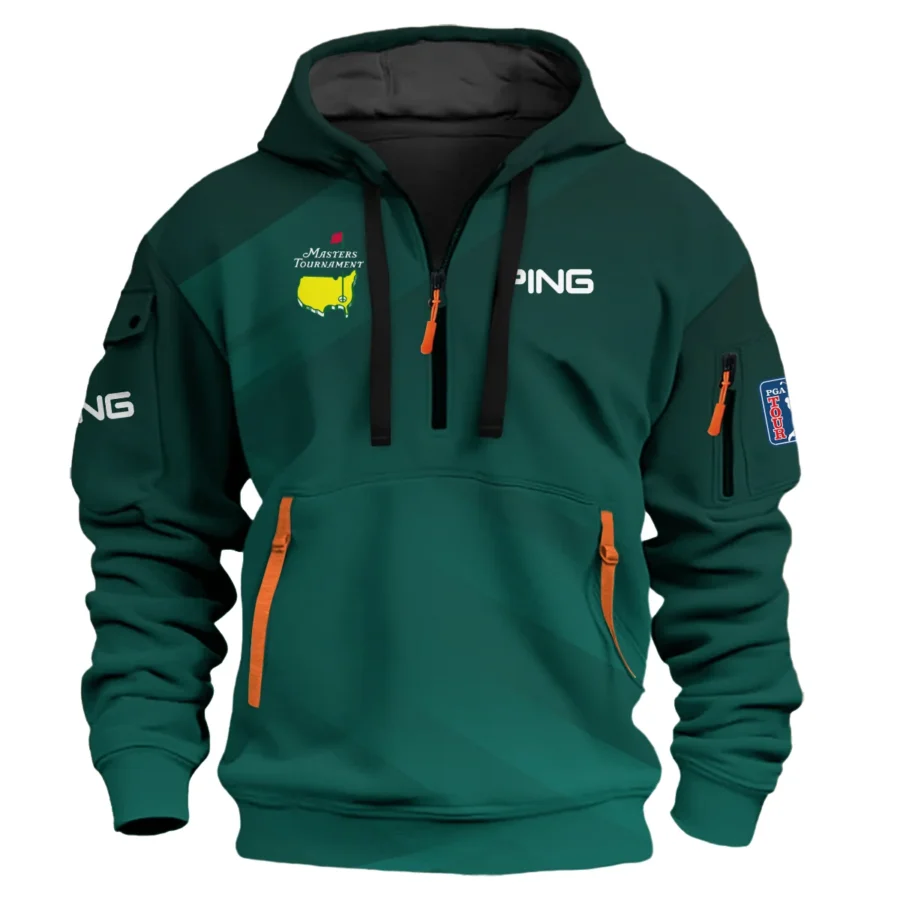 Special Release Ping Masters Tournament Golf Hoodie Half Zip All Over Prints HOMT110324A01PIHDF