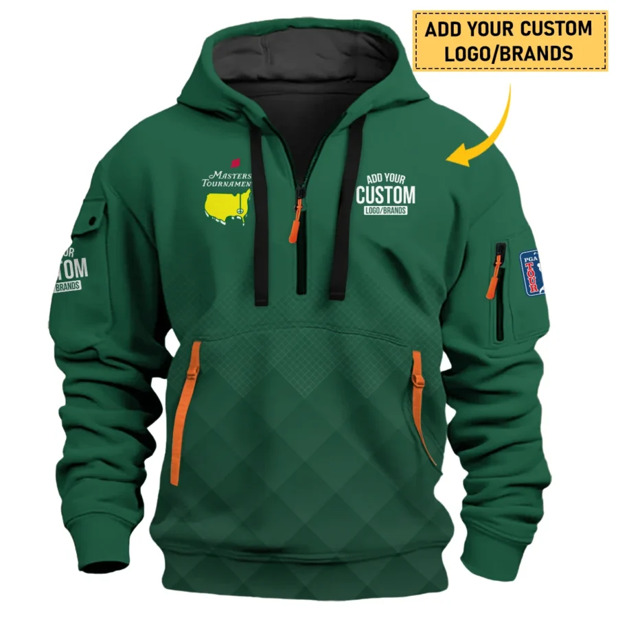 Personalized Logo,Brands Masters Tournament Golf Hoodie Half Zip All Over Prints HOMT17022401HDF