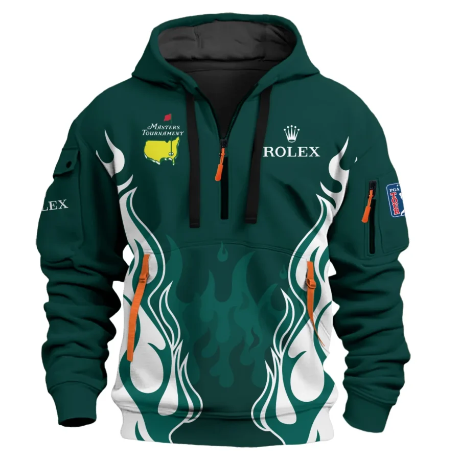 Special Release Rolex Masters Tournament Golf Hoodie Half Zip All Over Prints HOMT170225A02ROXHDF