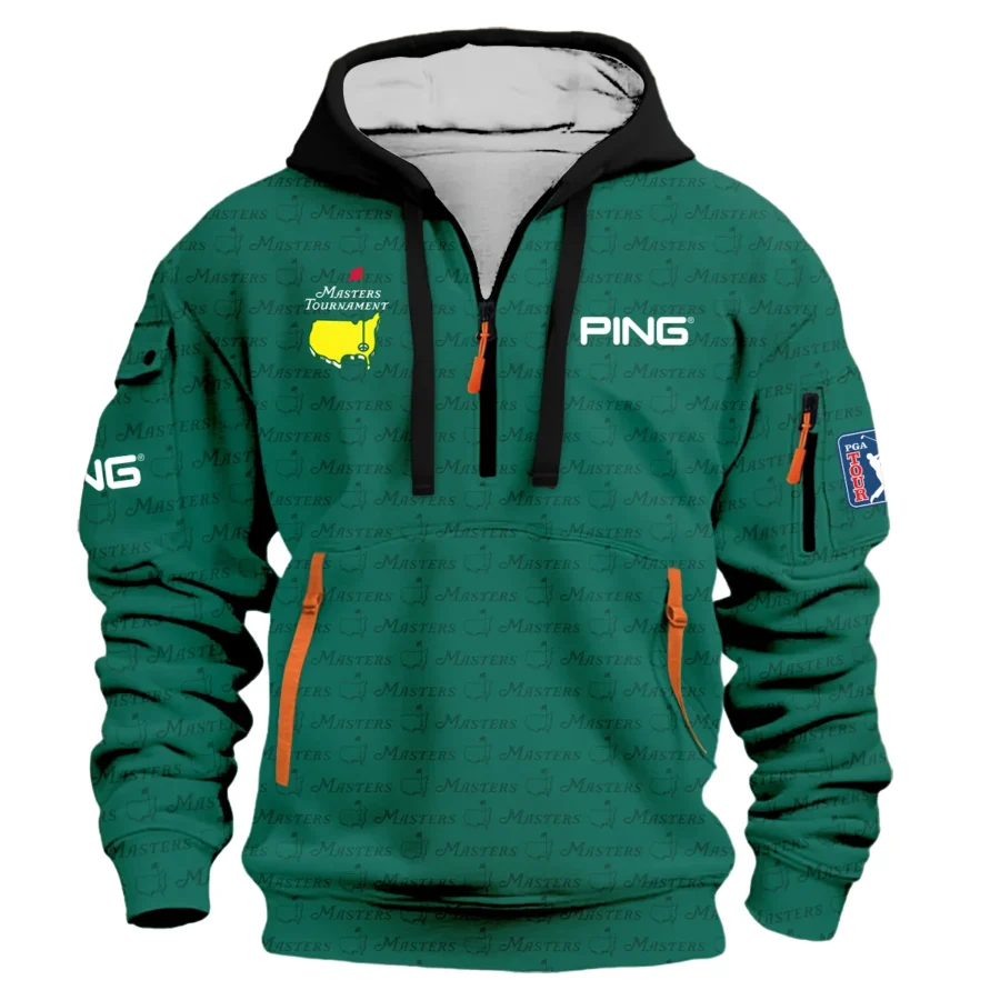 Ping Masters Tournament Exclusive Logo Hoodie Half Zipper Shirt All Over Prints Gift For Fans HOMT170225T4PIHDF