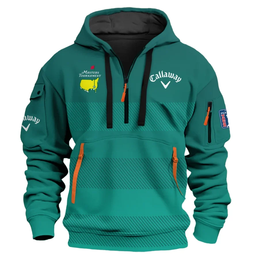 Special Release Callaway Masters Tournament Golf Hoodie Half Zip All Over Prints HOMT210125A01CLWHDF