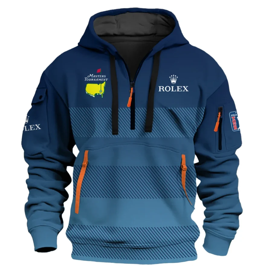 Special Release Rolex Masters Tournament Golf Hoodie Half Zip All Over Prints HOMT210125A05ROXHDF