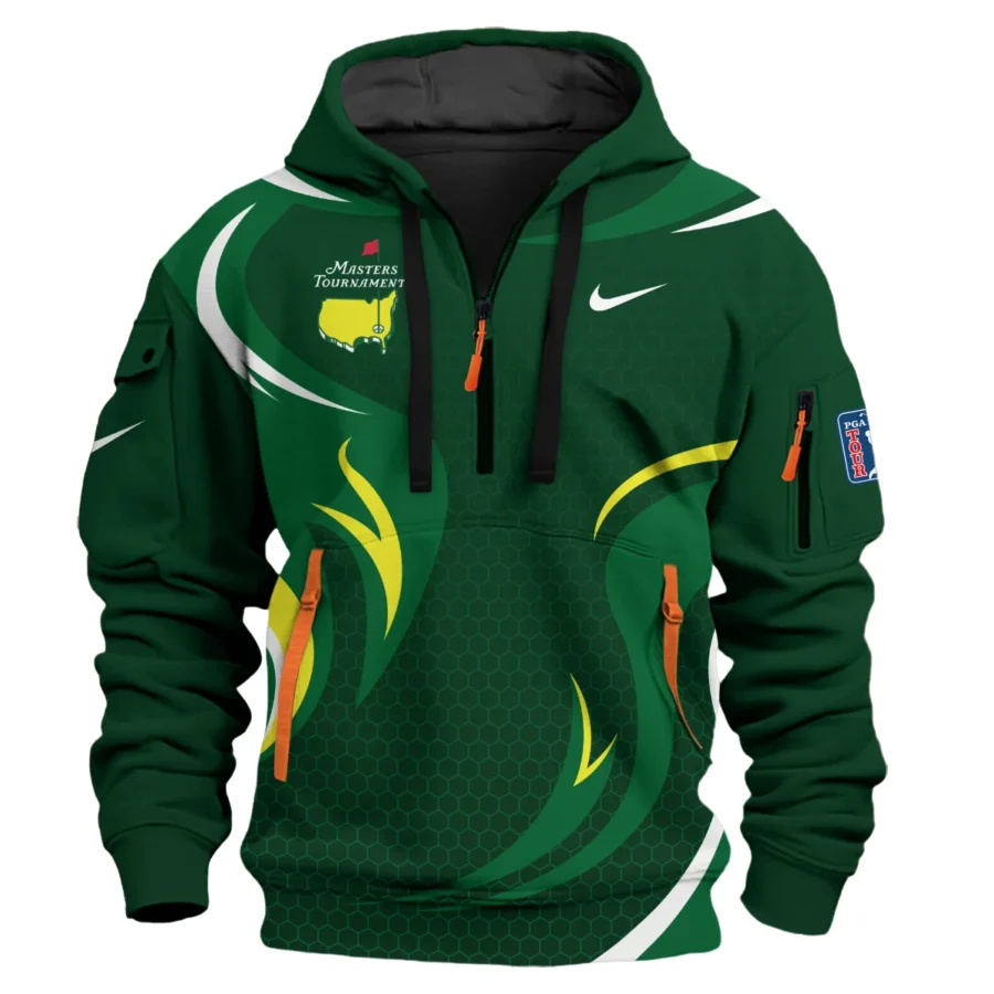 Nike Masters Tournament Exclusive Logo Hoodie Half Zipper Shirt All Over Prints Gift For Fans HOMT250225A01NKHDF