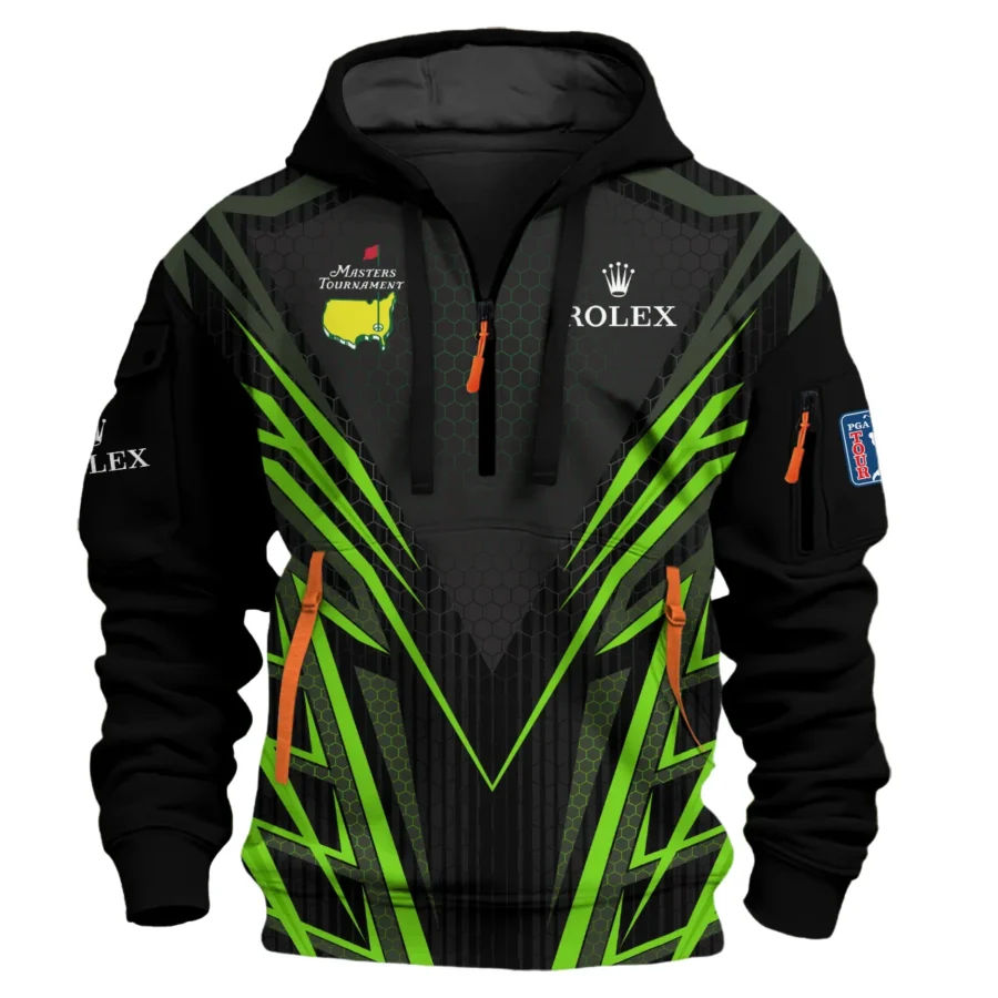Rolex Masters Tournament Exclusive Logo Hoodie Half Zipper Shirt All Over Prints Gift For Fans HOMT250225A02ROXHDF