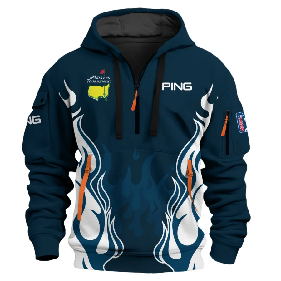 PING Masters Tournament Exclusive Logo Hoodie Half Zipper Shirt All Over Prints Gift For Fans HOMT260225A01PIHDF