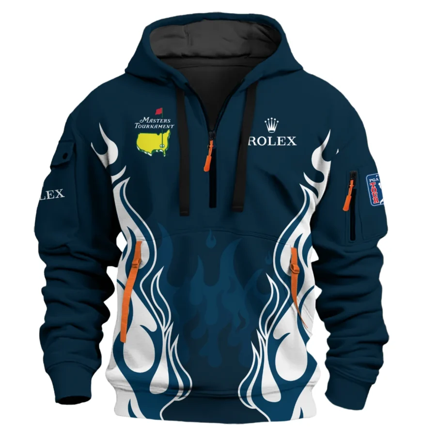Rolex Masters Tournament Exclusive Logo Hoodie Half Zipper Shirt All Over Prints Gift For Fans HOMT260225A01ROXHDF