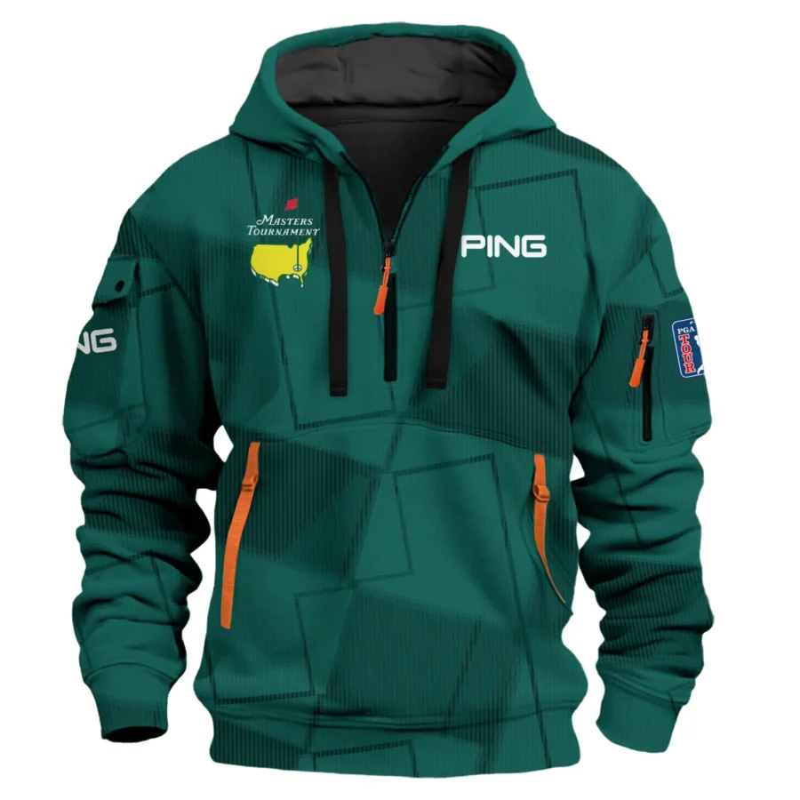 Ping Masters Tournament Exclusive Logo Hoodie Half Zipper Shirt All Over Prints Gift For Fans HOMT260225A02PIHDF