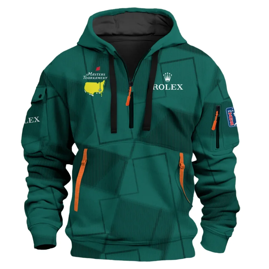 Rolex Masters Tournament Exclusive Logo Hoodie Half Zipper Shirt All Over Prints Gift For Fans HOMT260225A02ROXHDF