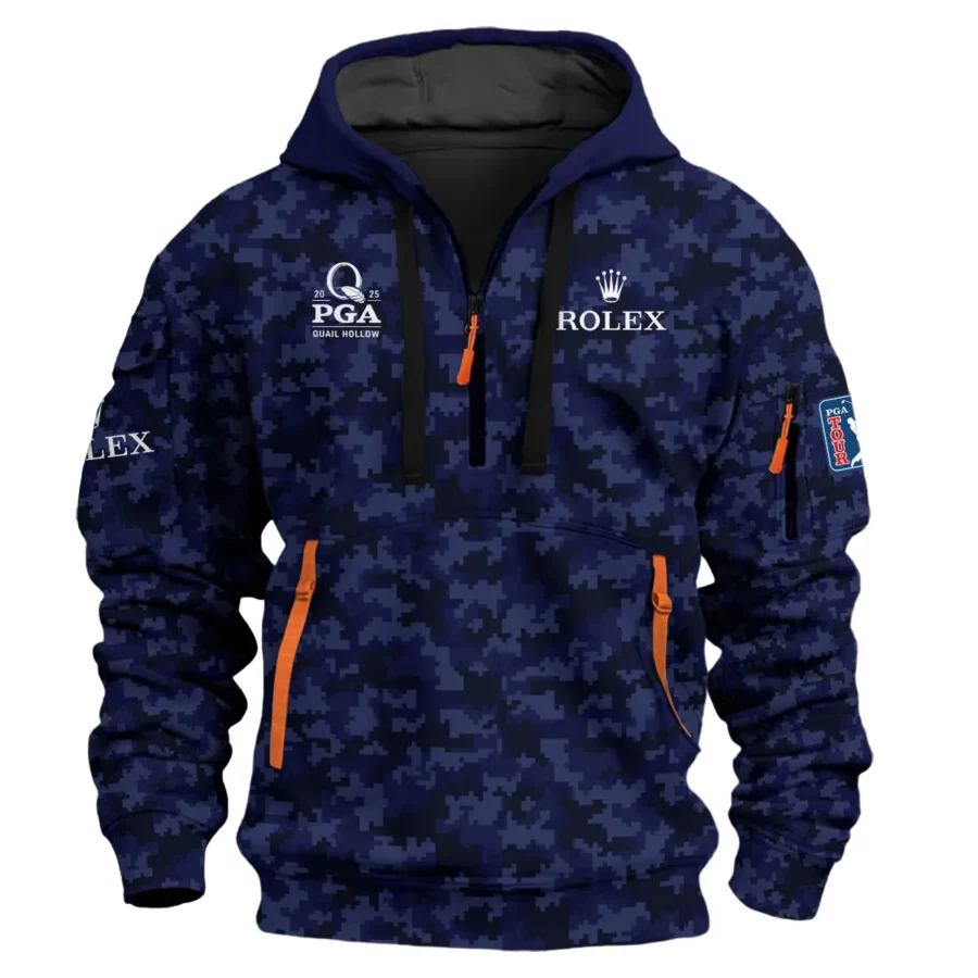 Special Release Rolex 2025 PGA Championship Golf Hoodie Half Zip All Over Prints HOPGC201124A07ROXHDF