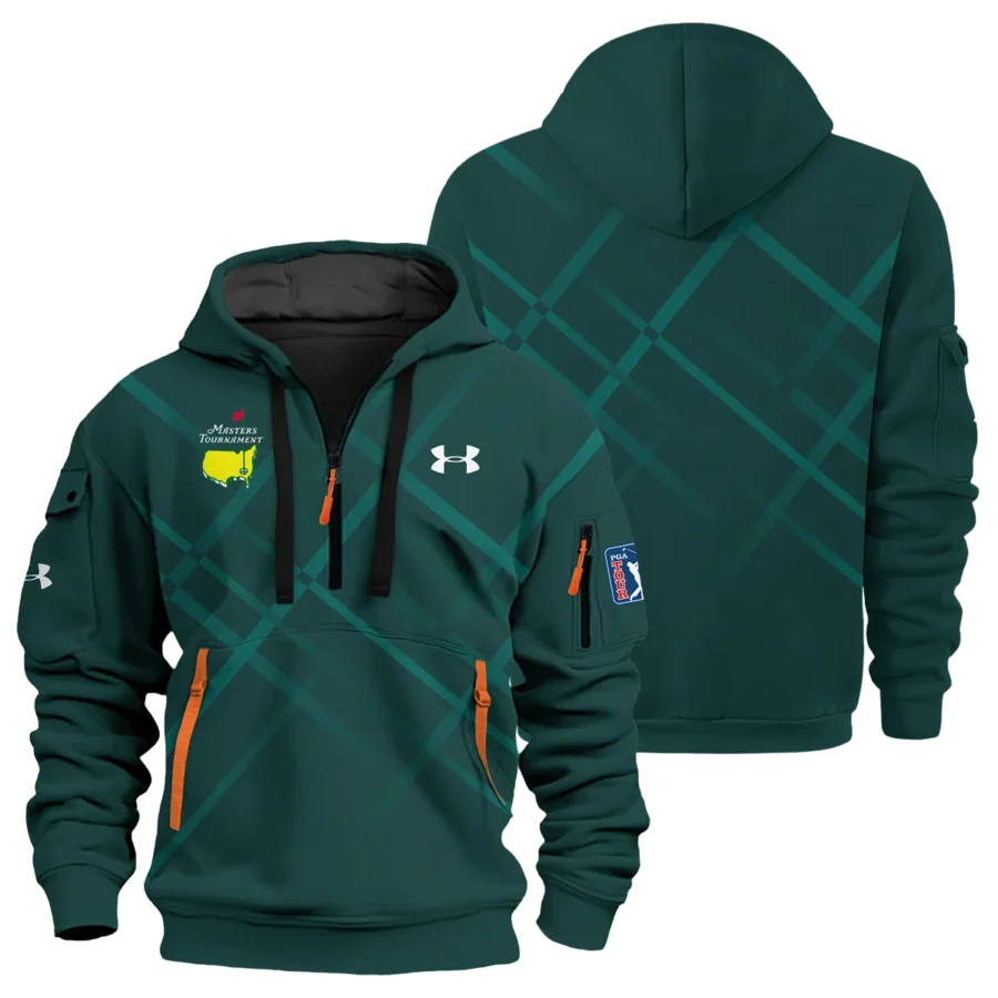 Special Release Under Armour Masters Tournament Golf Hoodie Half Zip All Over Prints HOMT020725T1UAHDF