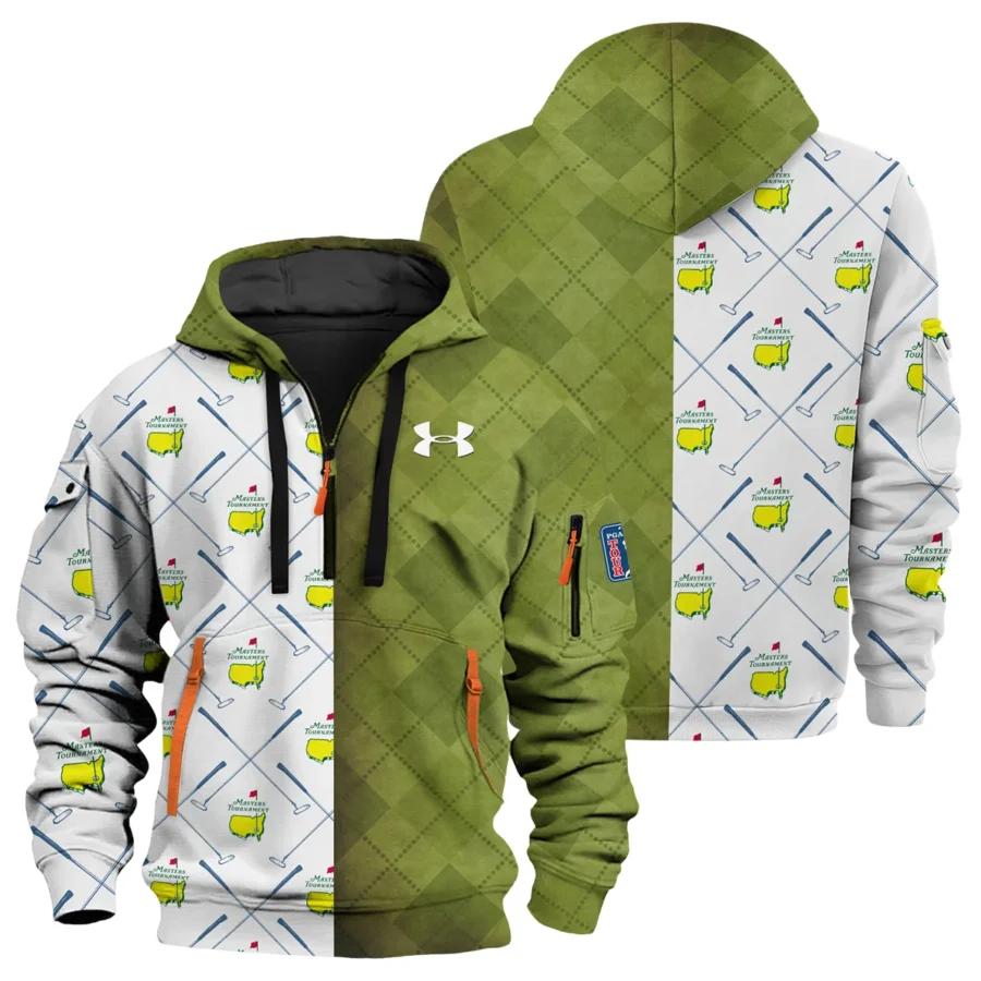 Special Release Under Armour Masters Tournament Golf Hoodie Half Zip All Over Prints HOMT030225A01UAHDF