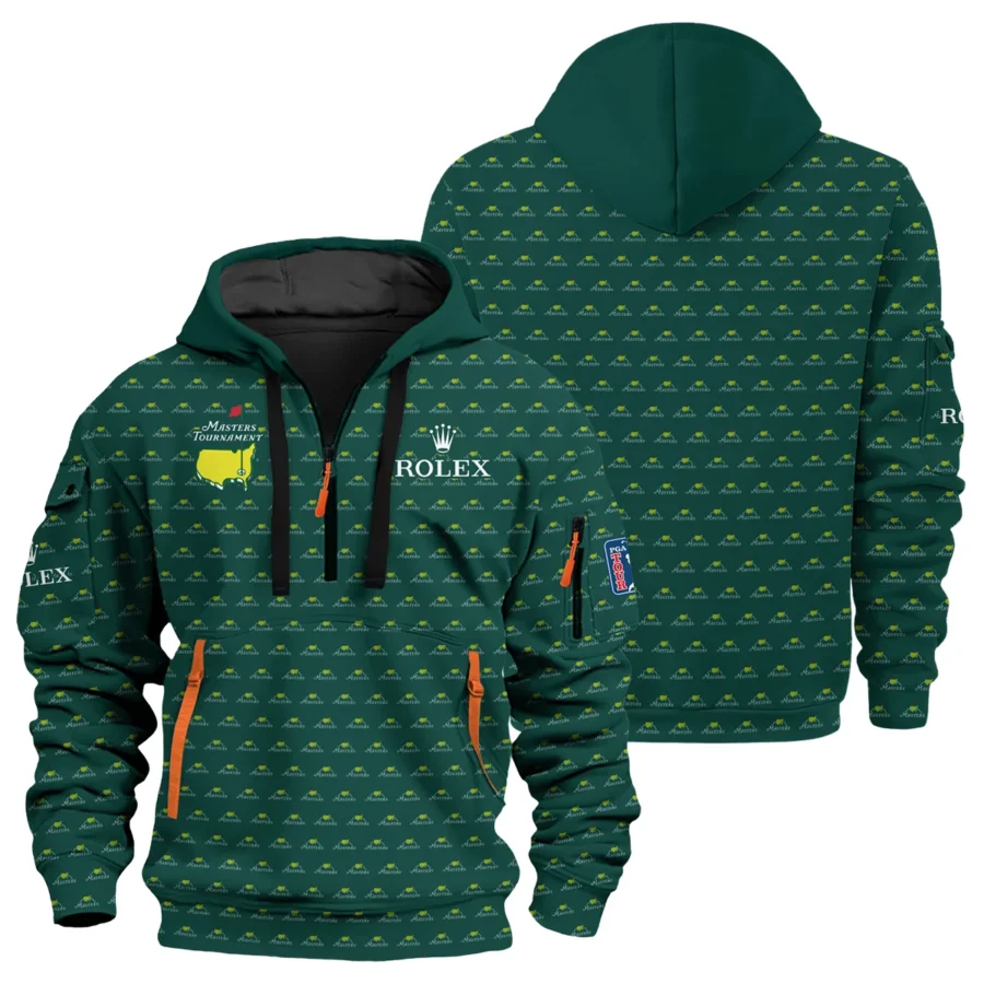 Special Release Rolex Masters Tournament Golf Hoodie Half Zip All Over Prints HOMT070225A01ROXHDF