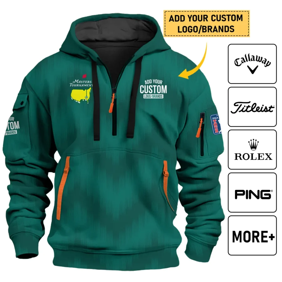 Personalized Logo,Brands Masters Tournament Golf Hoodie Half Zip All Over Prints HOMT120324A01HDF