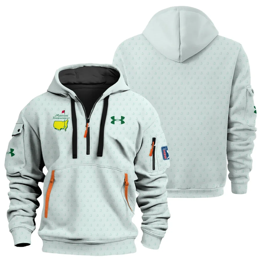 Special Release Under Armour Masters Tournament Golf Hoodie Half Zip All Over Prints HOMT161224A02UAHDF