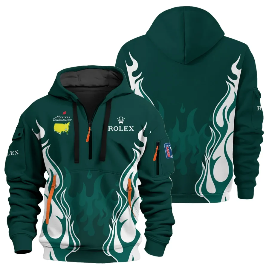 Special Release Rolex Masters Tournament Golf Hoodie Half Zip All Over Prints HOMT170225A02ROXHDF