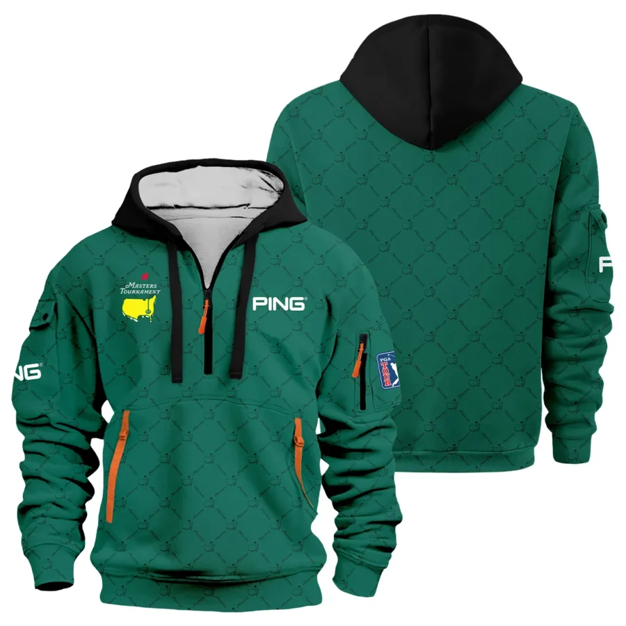 Ping Masters Tournament Exclusive Logo Hoodie Half Zipper Shirt All Over Prints Gift For Fans HOMT170225T1PIHDF