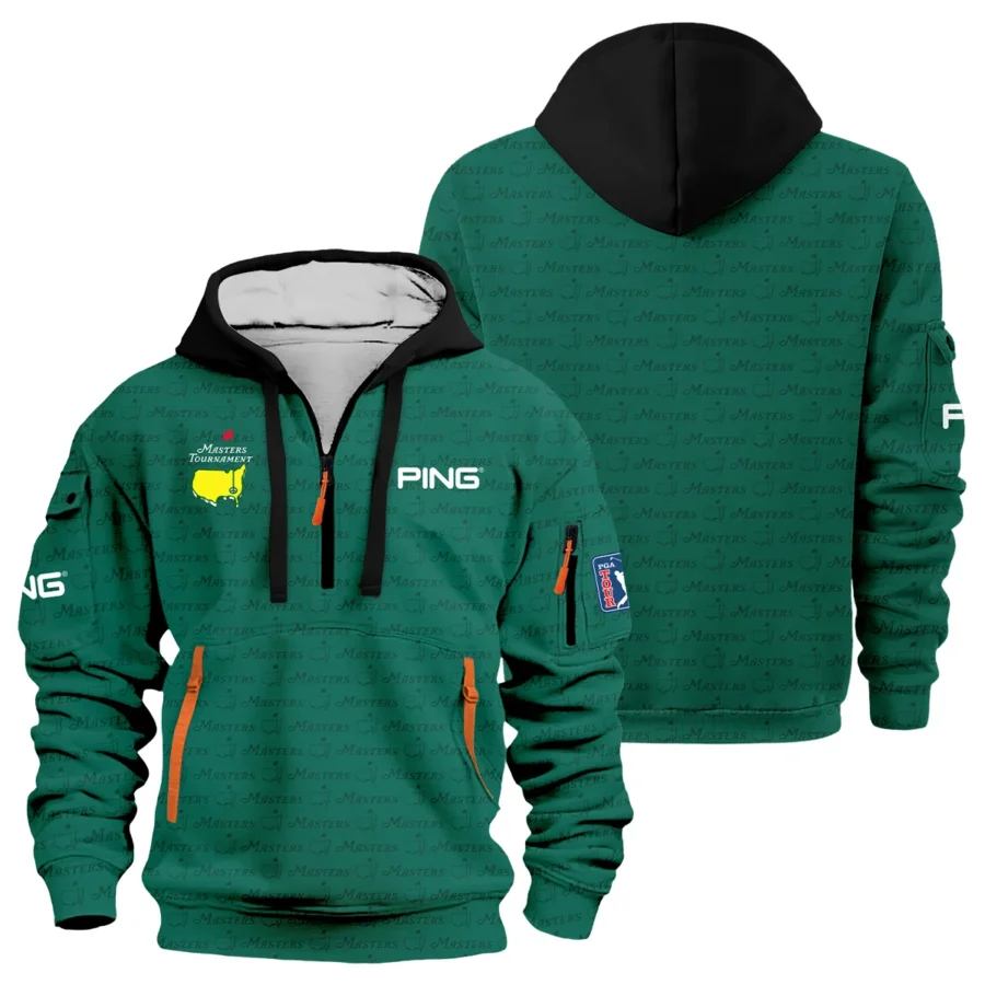 Ping Masters Tournament Exclusive Logo Hoodie Half Zipper Shirt All Over Prints Gift For Fans HOMT170225T4PIHDF