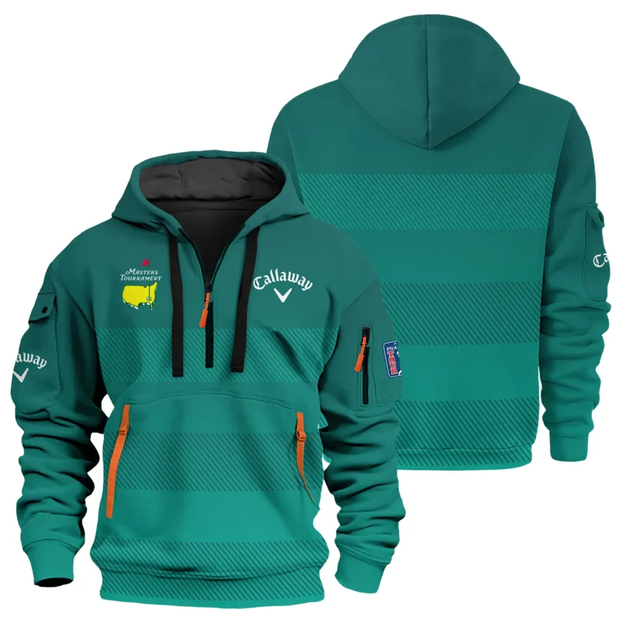 Special Release Callaway Masters Tournament Golf Hoodie Half Zip All Over Prints HOMT210125A01CLWHDF