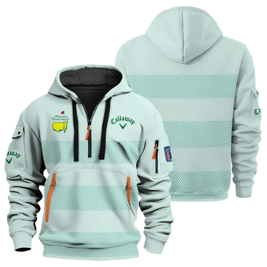 Special Release Callaway Masters Tournament Golf Hoodie Half Zip All Over Prints HOMT210125A02CLWHDF