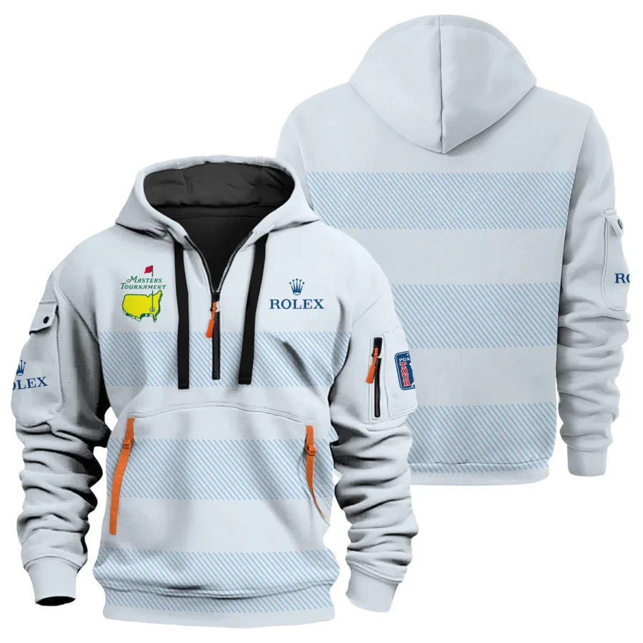 Special Release Rolex Masters Tournament Golf Hoodie Half Zip All Over Prints HOMT210125A03ROXHDF