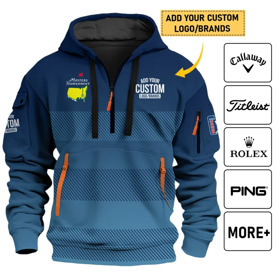 Personalized Logo,Brands Masters Tournament Golf Hoodie Half Zip All Over Prints HOMT210125A05HDF