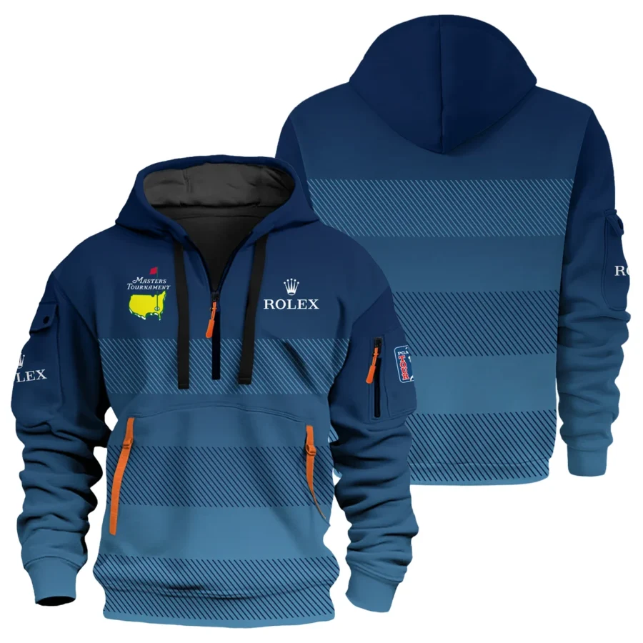 Special Release Rolex Masters Tournament Golf Hoodie Half Zip All Over Prints HOMT210125A05ROXHDF