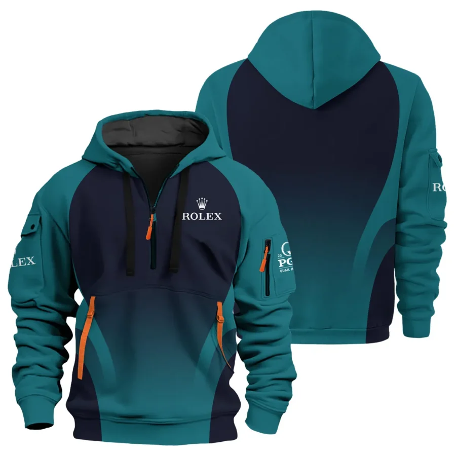 Special Release Rolex 2025 PGA Championship Golf Hoodie Half Zip All Over Prints HOPGC201124A06ROXHDF