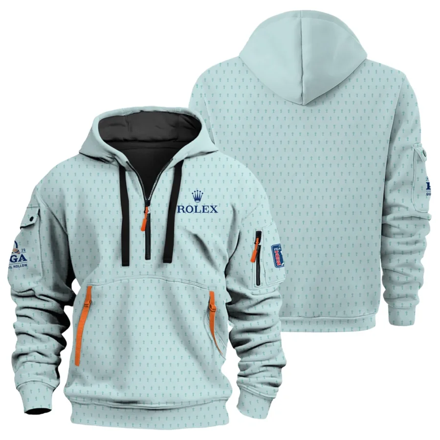 Special Release Rolex 2025 PGA Championship Golf Hoodie Half Zip All Over Prints HOPGC211124A04ROXHDF
