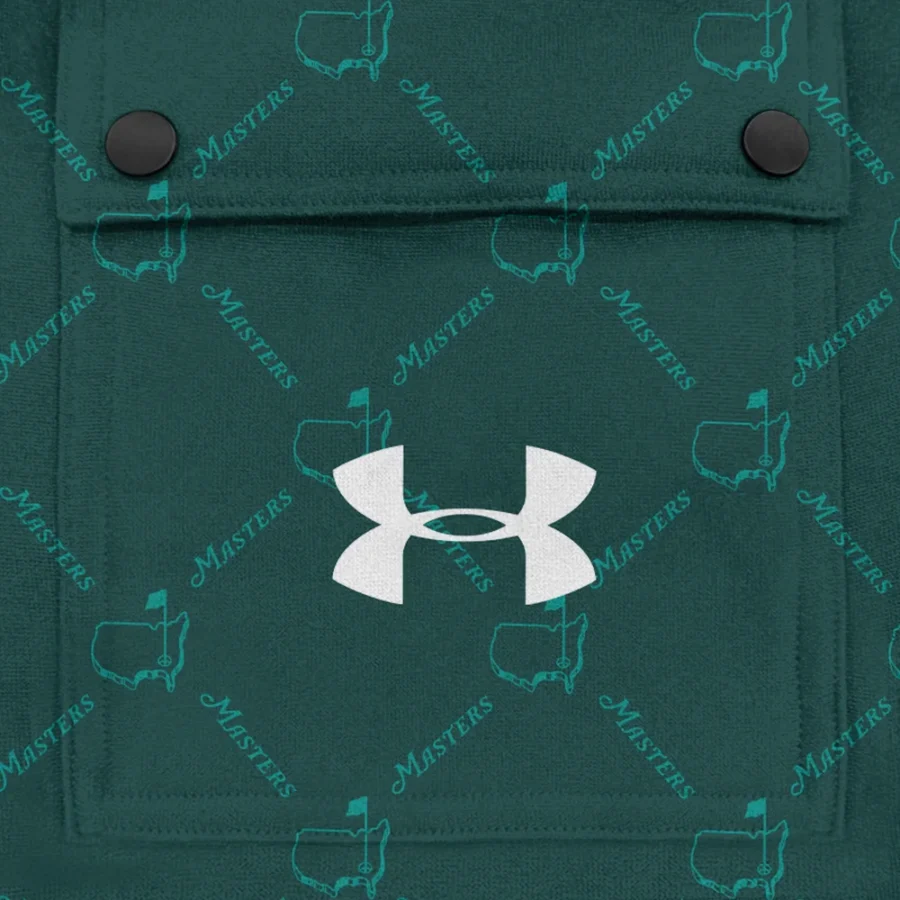 Special Release Under Armour Masters Tournament Golf Hoodie Half Zip All Over Prints HOMT020725T2UAHDF