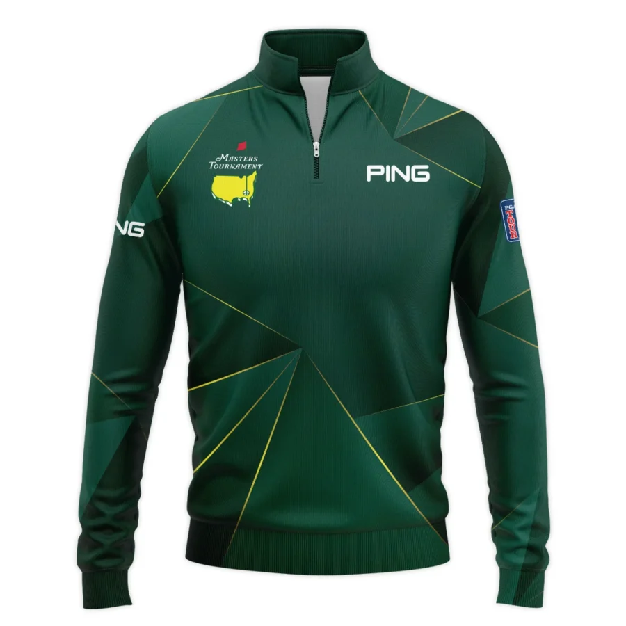 Ping Masters Tournament Exclusive Logo Quarter-Zip Jacket All Over Prints Gift For Fans HOMT260225A03PIQTJ-Dark Cyan