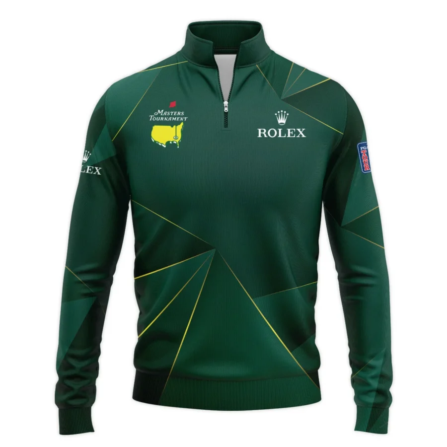 Rolex Masters Tournament Exclusive Logo Quarter-Zip Jacket All Over Prints Gift For Fans HOMT260225A03ROXQTJ-Dark Cyan