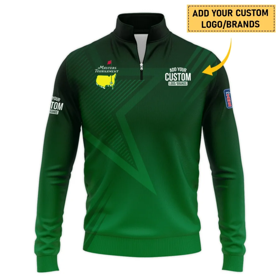 Personalized Logo,Brands Masters Tournament Golf Quarter-Zip Jacket All Over Prints HOMT011124A03QTJ