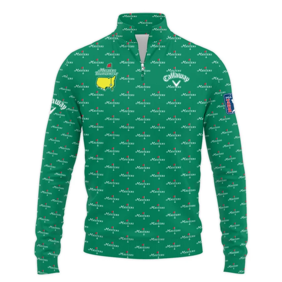 Special Release Callaway Masters Tournament Golf Quarter-Zip Jacket All Over Prints HOMT040225A2CLWQTJ