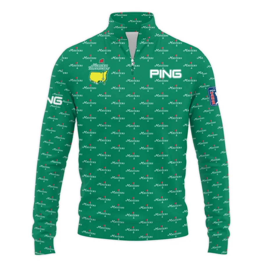 Special Release Ping Masters Tournament Golf Quarter-Zip Jacket All Over Prints HOMT040225A2PIQTJ