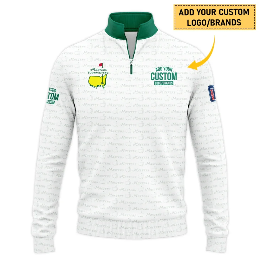Personalized Logo,Brands Masters Tournament Golf Quarter-Zip Jacket All Over Prints HOMT080125A03QTJ