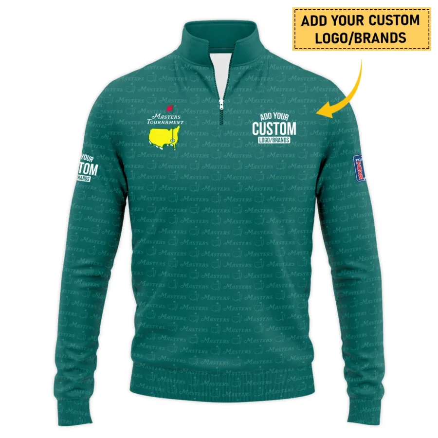 Personalized Logo,Brands Masters Tournament Golf Quarter-Zip Jacket All Over Prints HOMT080125A04QTJ