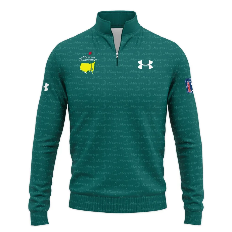 Special Release Under Armour Masters Tournament Golf Quarter-Zip Jacket All Over Prints HOMT080125A04UAQTJ