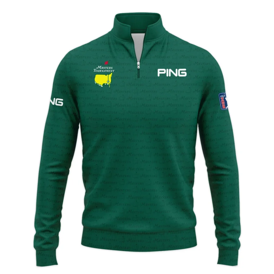 Special Release Ping Masters Tournament Golf Quarter-Zip Jacket All Over Prints HOMT080125A07PIQTJ