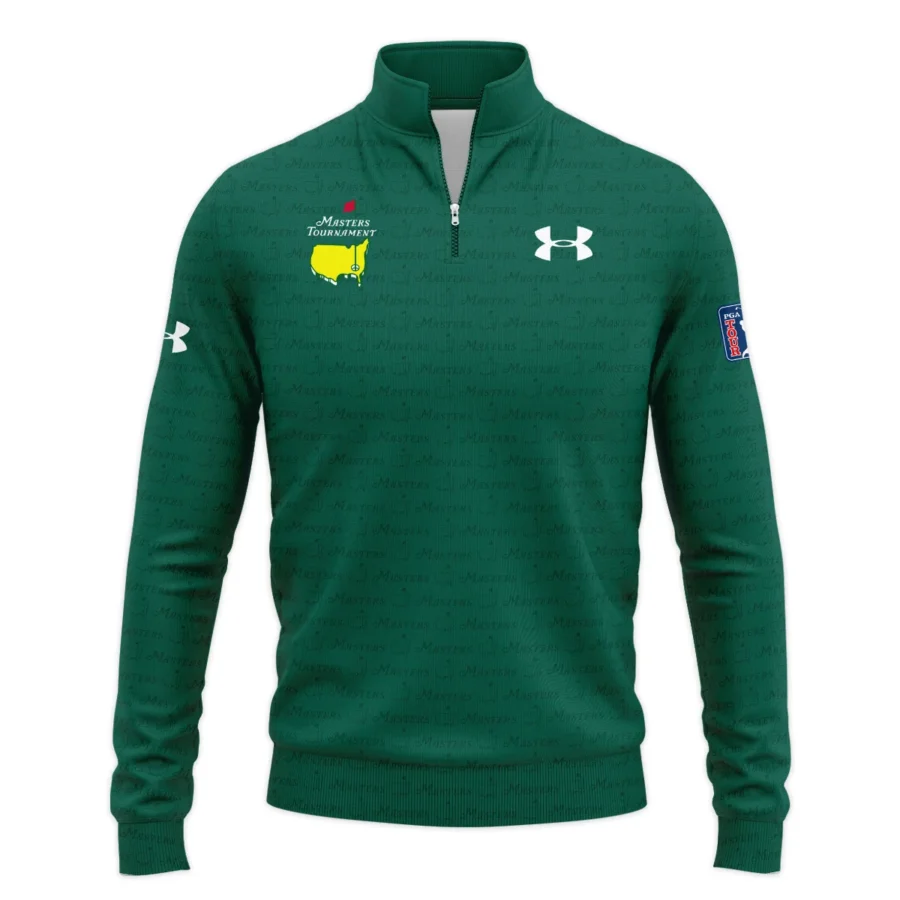 Special Release Under Armour Masters Tournament Golf Quarter-Zip Jacket All Over Prints HOMT080125A07UAQTJ