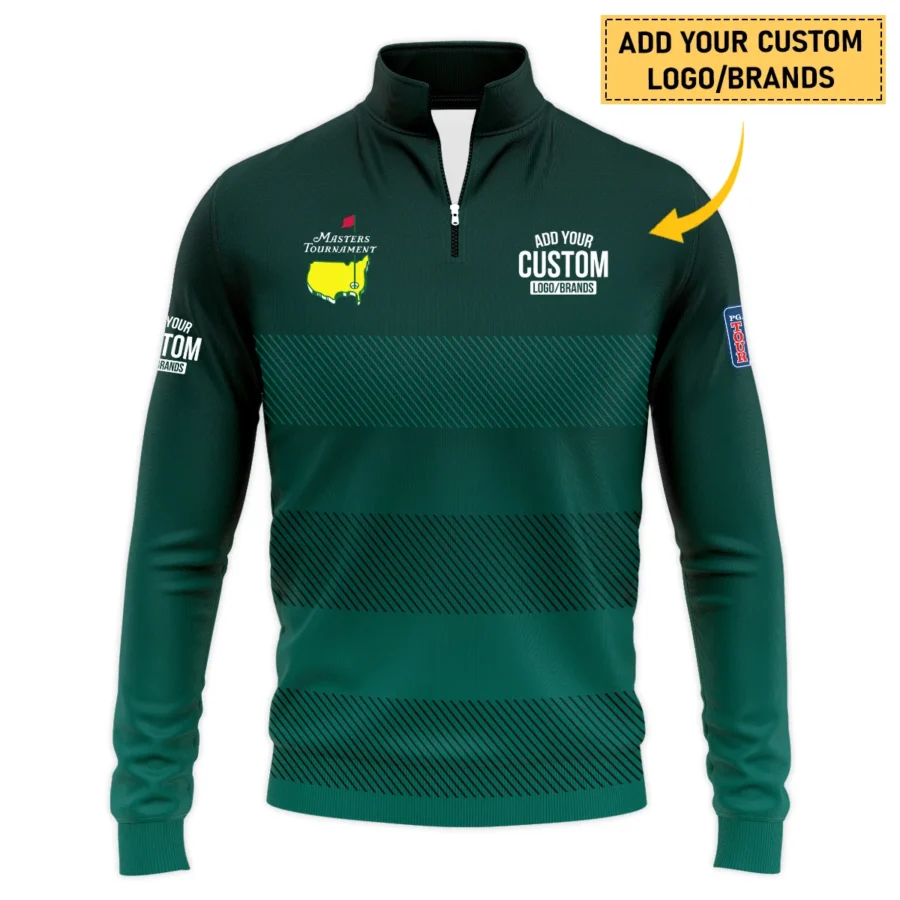Personalized Logo,Brands Masters Tournament Golf Quarter-Zip Jacket All Over Prints HOMT110324A02QTJ